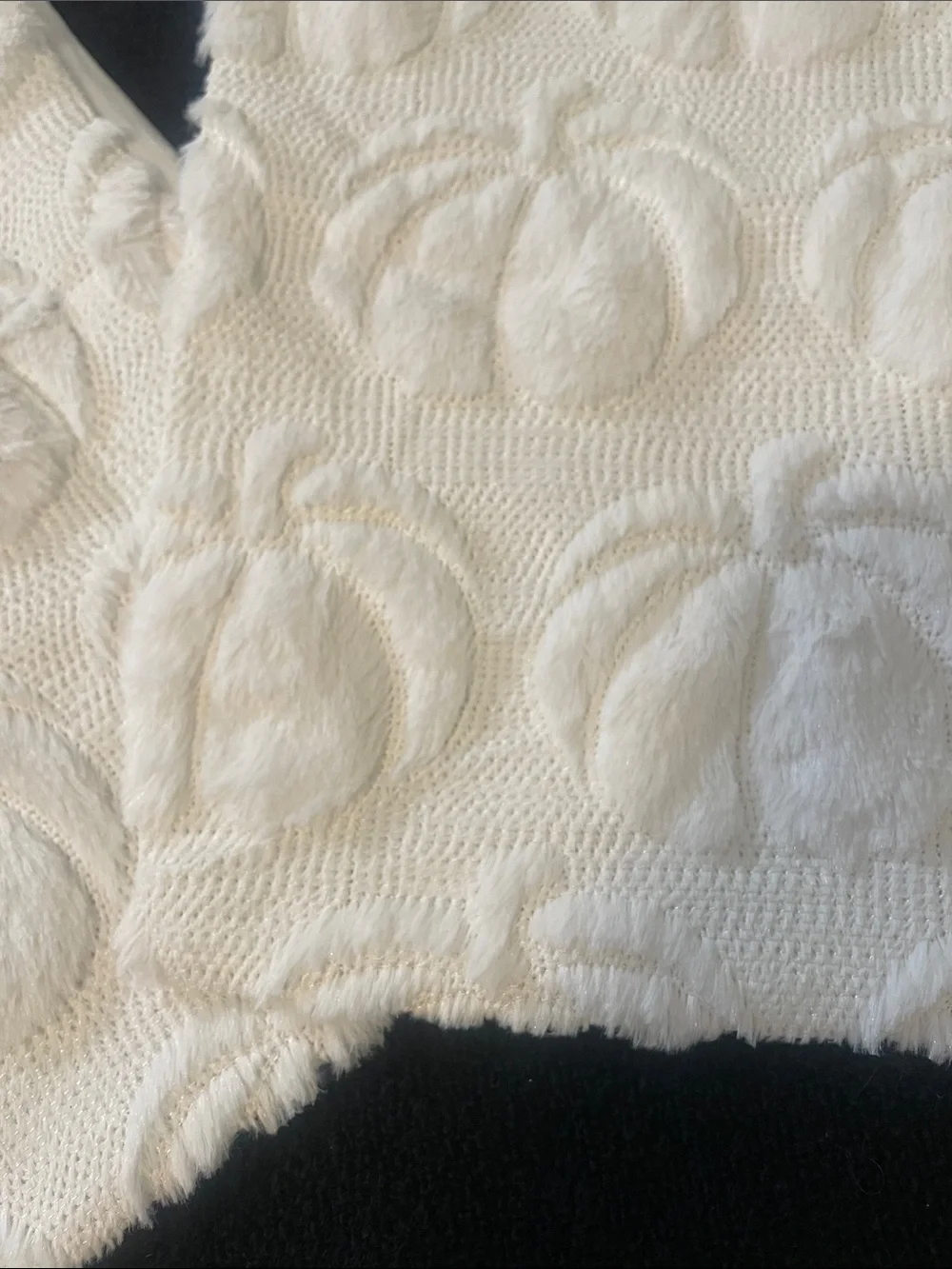 White Textured Pumpkin Pillow Covers - Set of 2 new